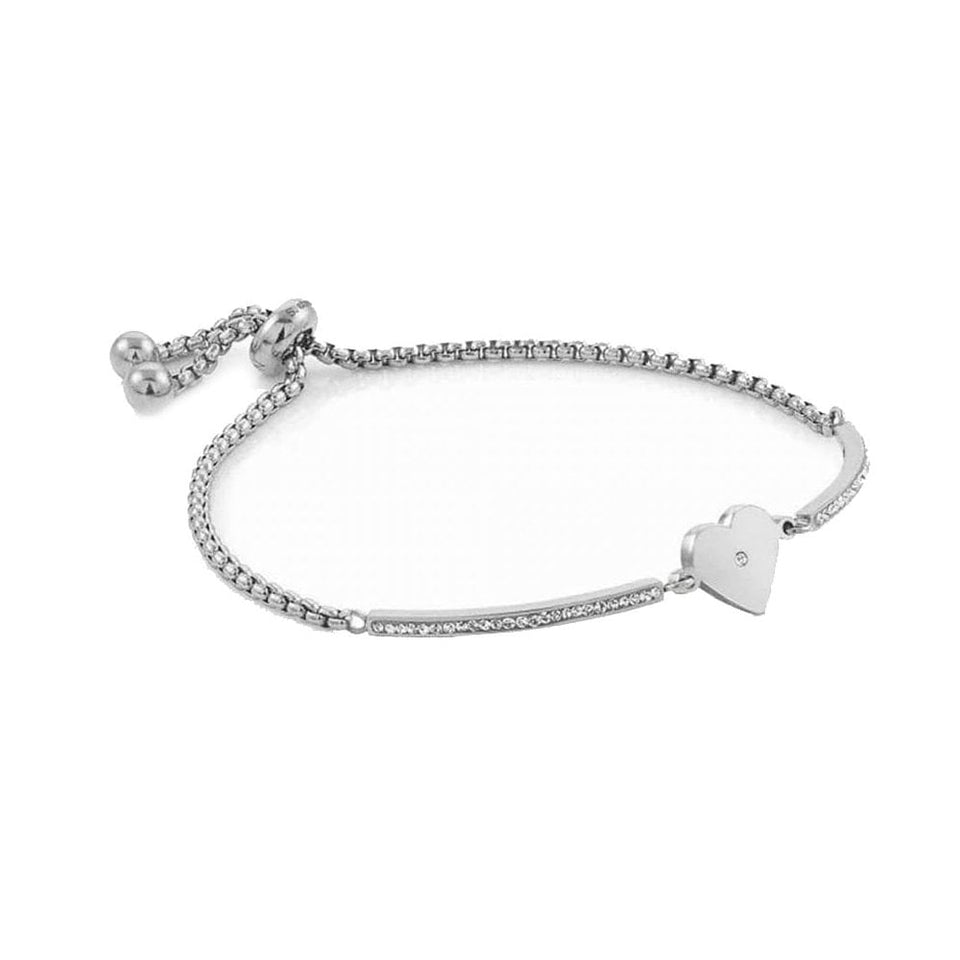 Nomination MILLELUCI Pave Heart Toggle Bracelet