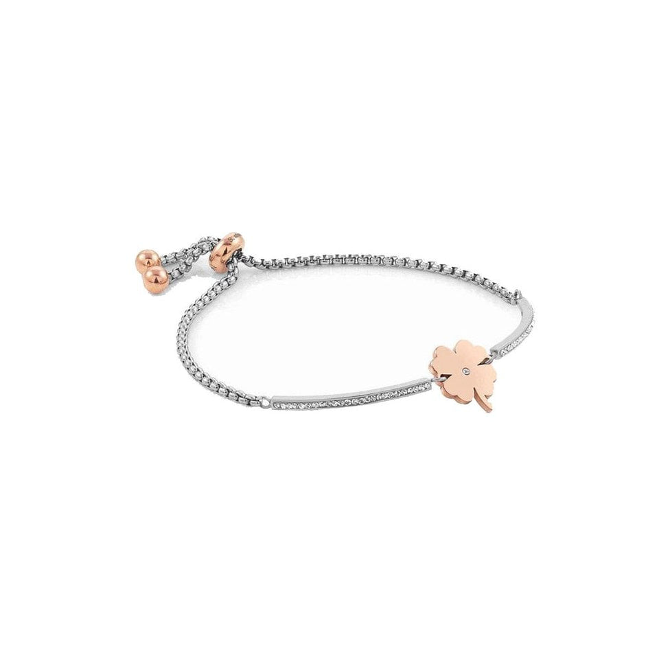 Nomination MILLELUCI Rose Four Clover Toggle Bracelet