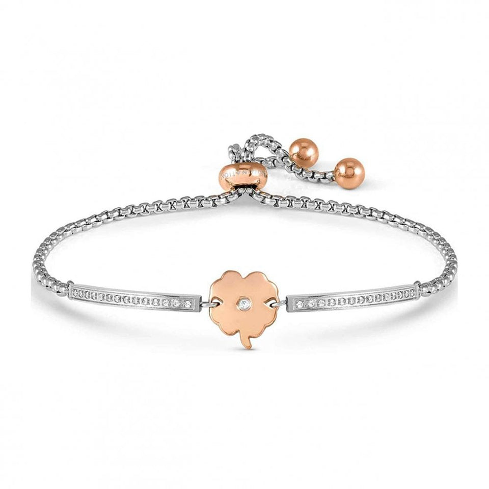 Nomination MILLELUCI Rose Four-Leaf Clover Bracelet