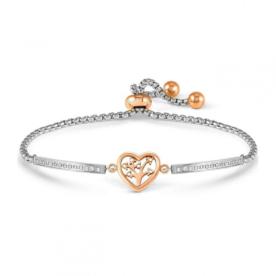 Nomination MILLELUCI Rose Heart Tree Of Life Bracelet