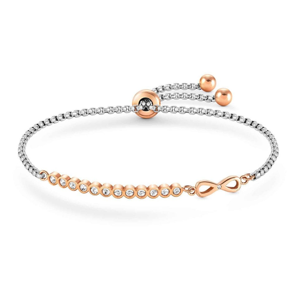 Nomination MILLELUCI Rose Infinity Toggle Bracelet