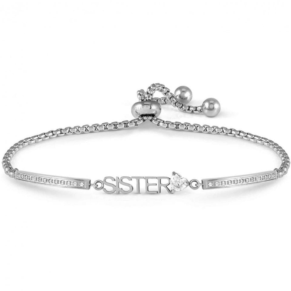 Nomination Milleluci 'Sister' Steel Toggle Bracelet