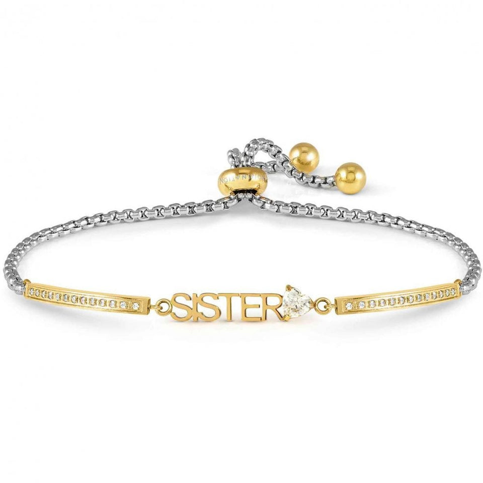 Nomination Milleluci 'Sister' Gold Tone Toggle Bracelet