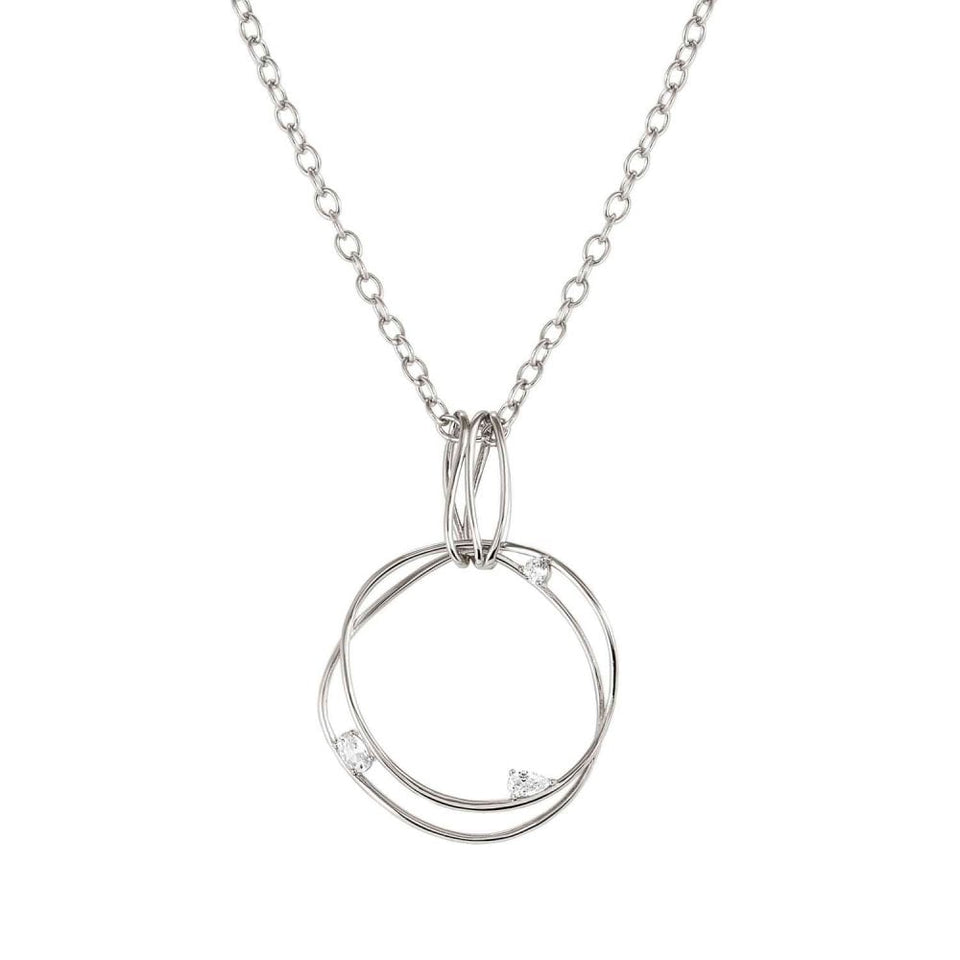 Nomination My Rebel Art Stone Set Open Circle Necklace