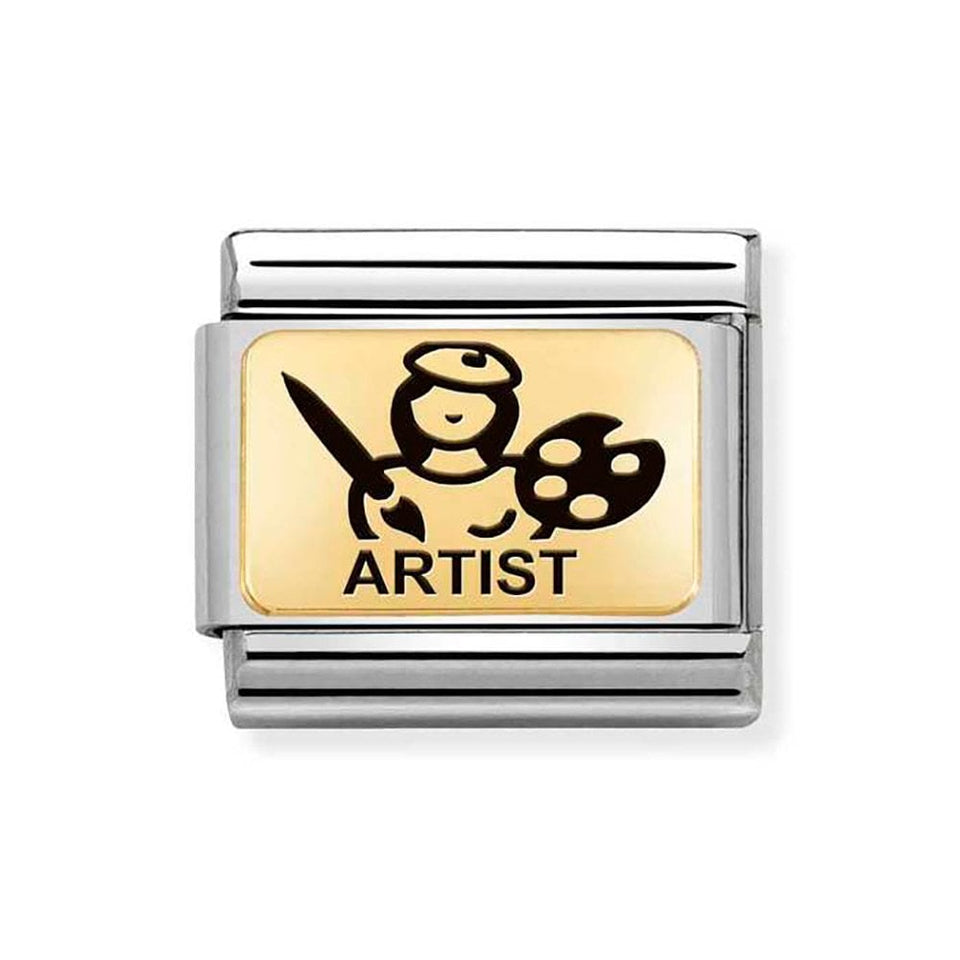 Nomination OUTLET CLASSIC Gold 'ARTIST' Charm