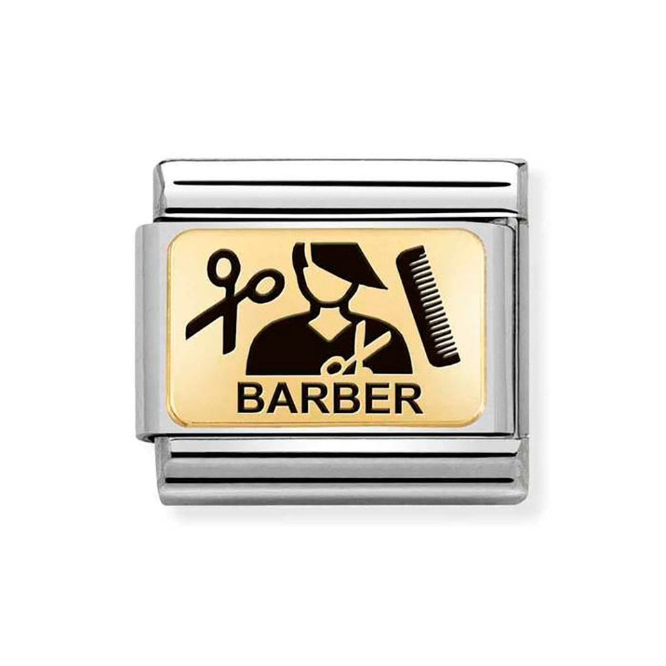 Nomination OUTLET CLASSIC Gold 'BARBER' Charm