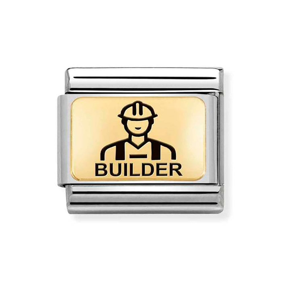 Nomination OUTLET CLASSIC Gold 'BUILDING' Charm