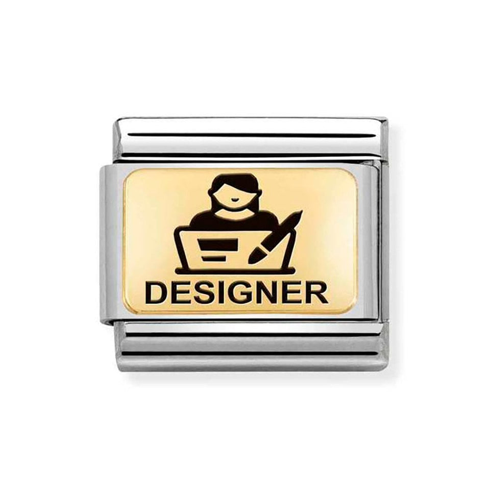 Nomination OUTLET CLASSIC Gold 'DESIGNER' Charm