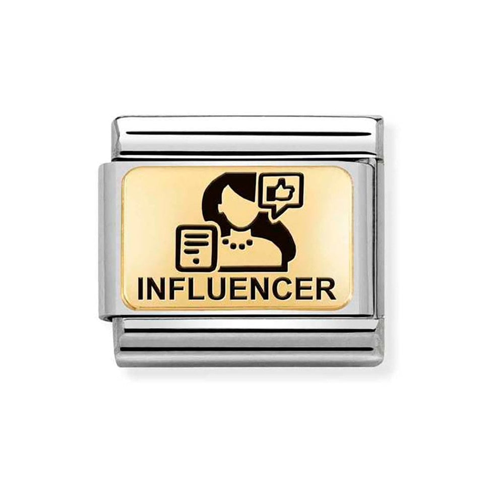 Nomination OUTLET CLASSIC Gold 'INFLUENCER' Charm