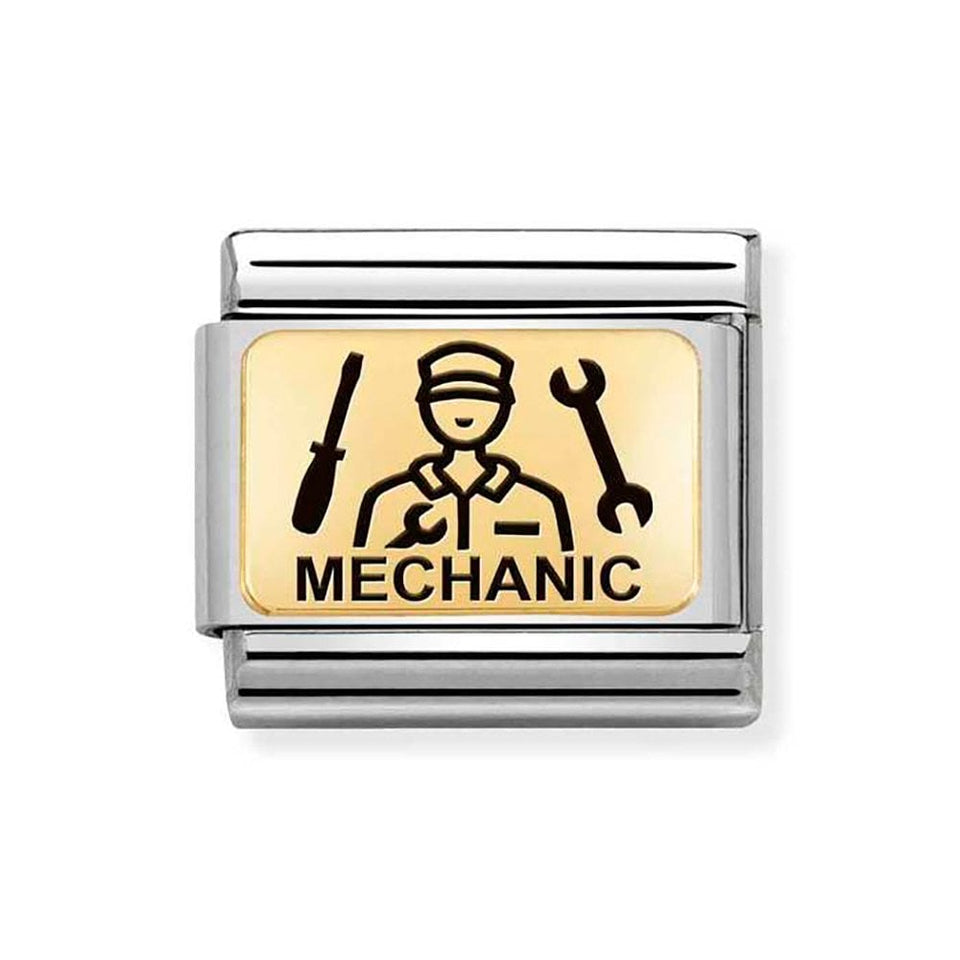 Nomination OUTLET CLASSIC Gold 'MECHANIC' Charm