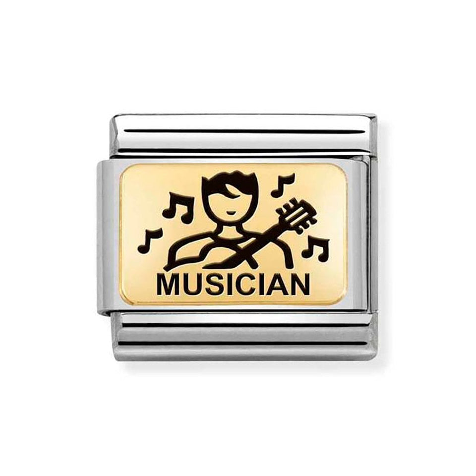 Nomination OUTLET CLASSIC Gold 'MUSICIAN' Charm