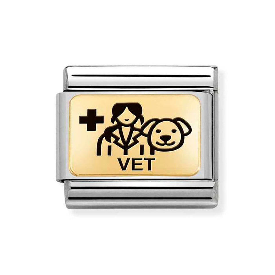 Nomination OUTLET CLASSIC Gold  'VET' Charm