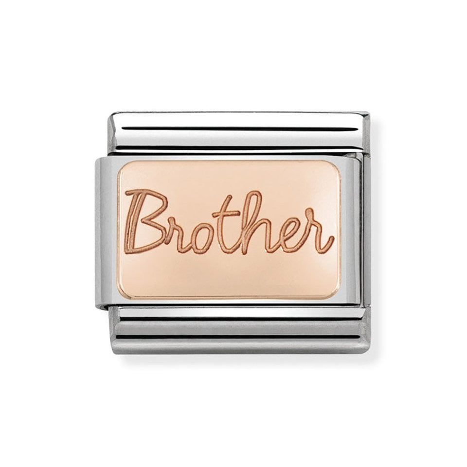 Nomination CLASSIC Rose 'BROTHER' Charm
