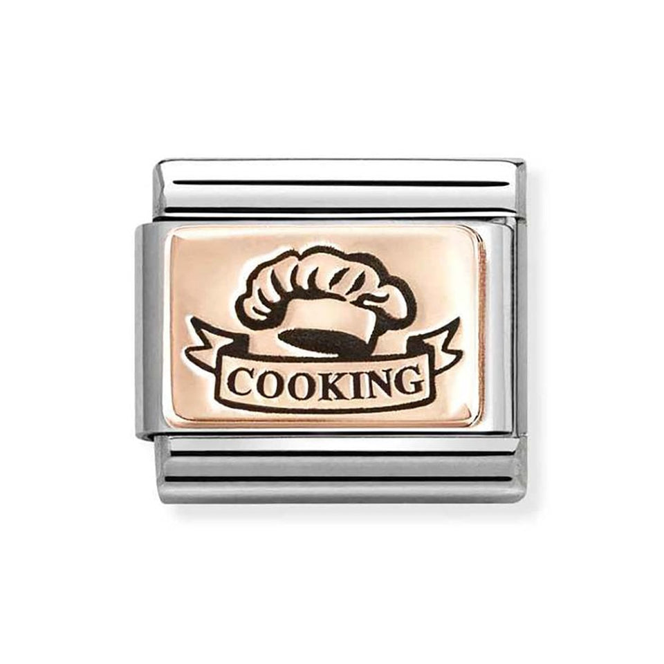Nomination CLASSIC Rose Cooking Chefs Hat Charm
