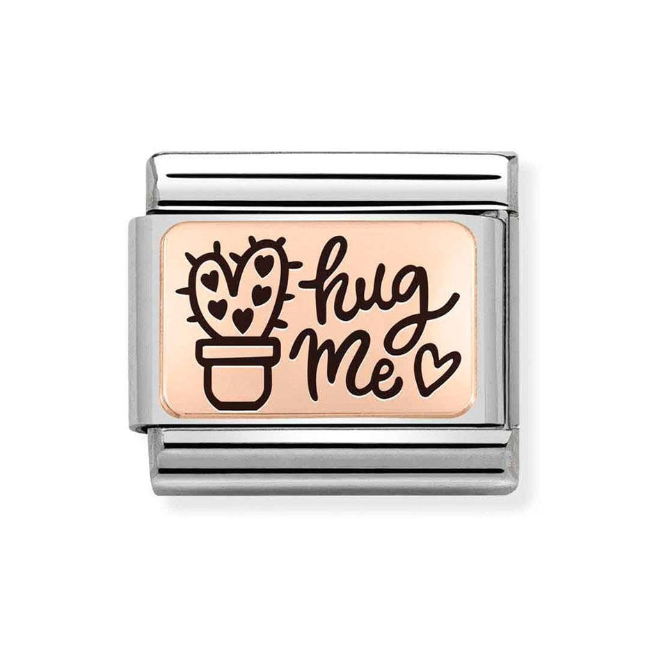 Nomination CLASSIC Rose 'HUG ME' Charm