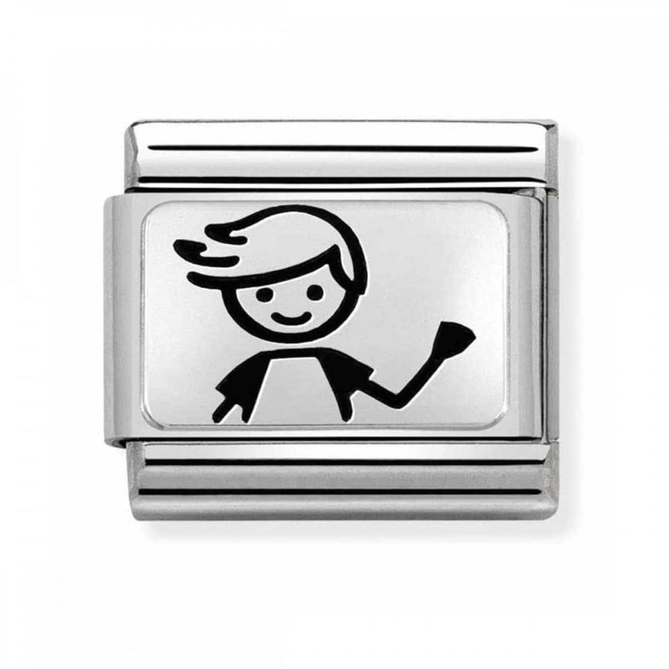 Nomination OUTLET CLASSIC Silvershine Boy Charm