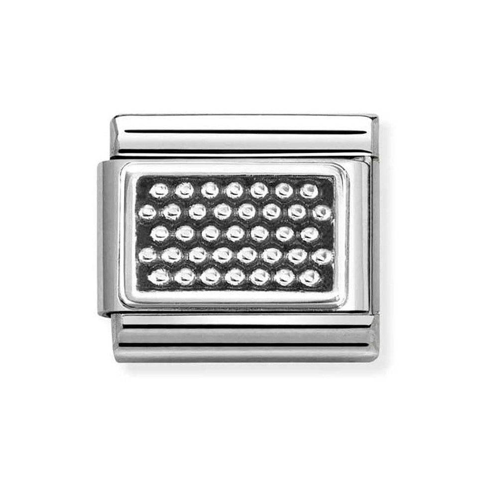 Nomination OUTLET CLASSIC Silvershine Dot Plate Charm