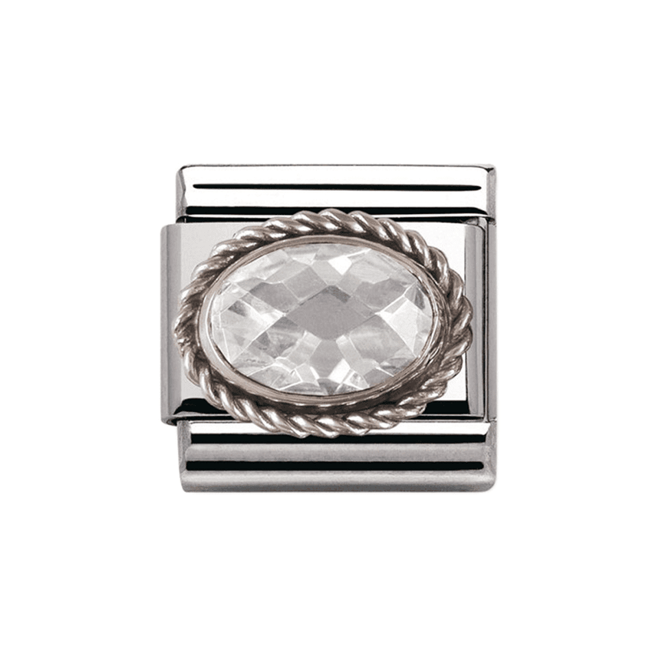 Nomination CLASSIC Silvershine Ornate Oval Charm
