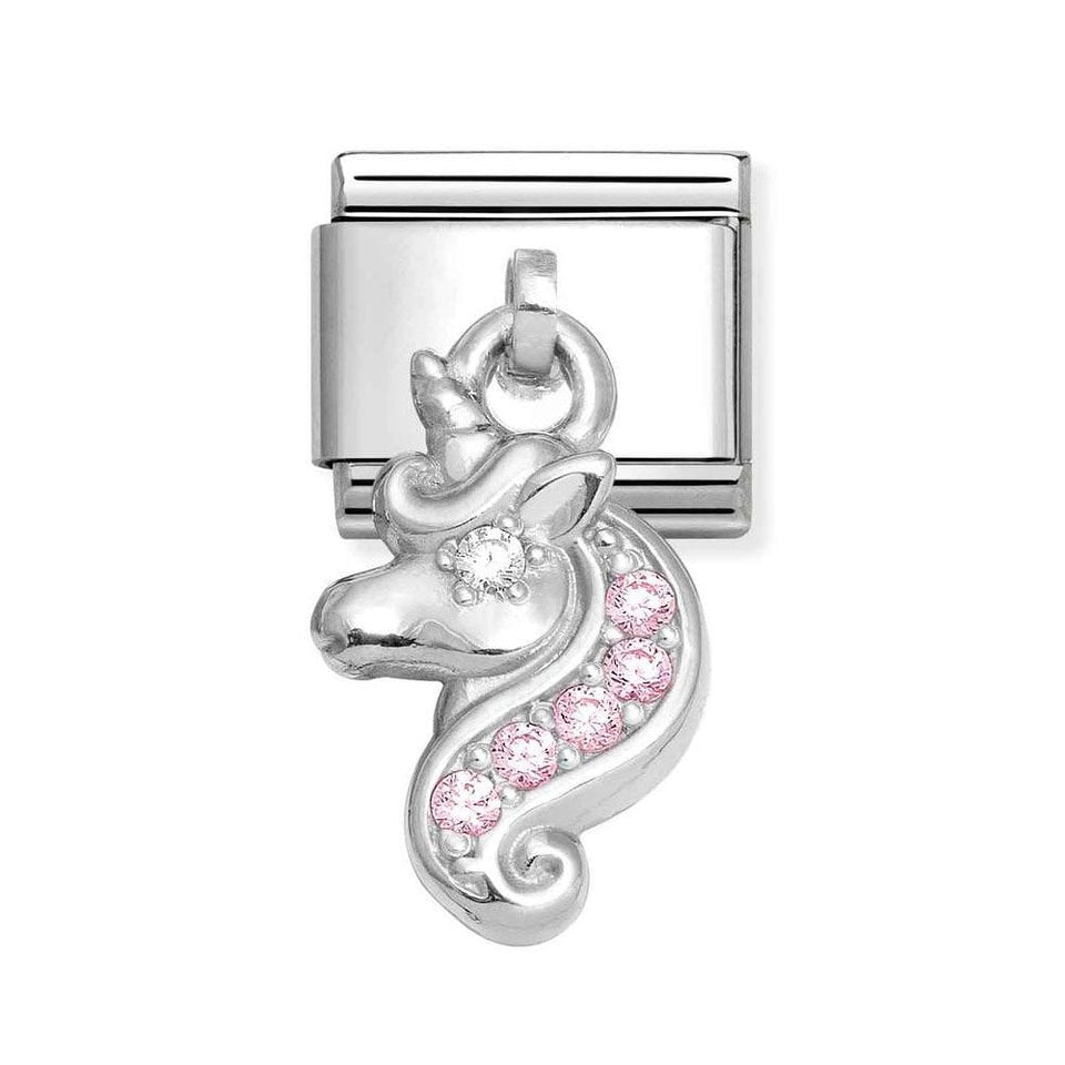 Nomination OUTLET CLASSIC Silvershine Unicorn Pendant Charm
