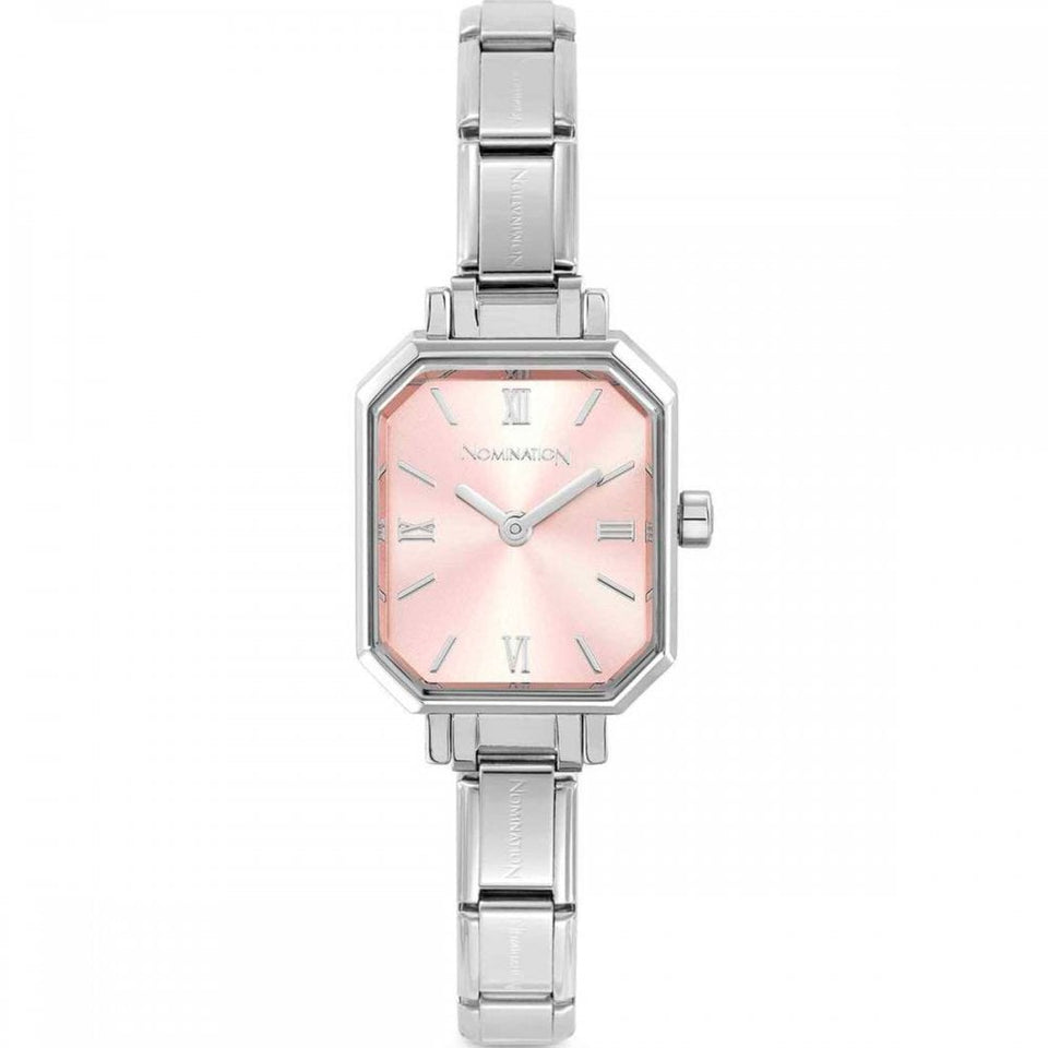 Nomination PARIS New Rectangular Pink Dial Watch