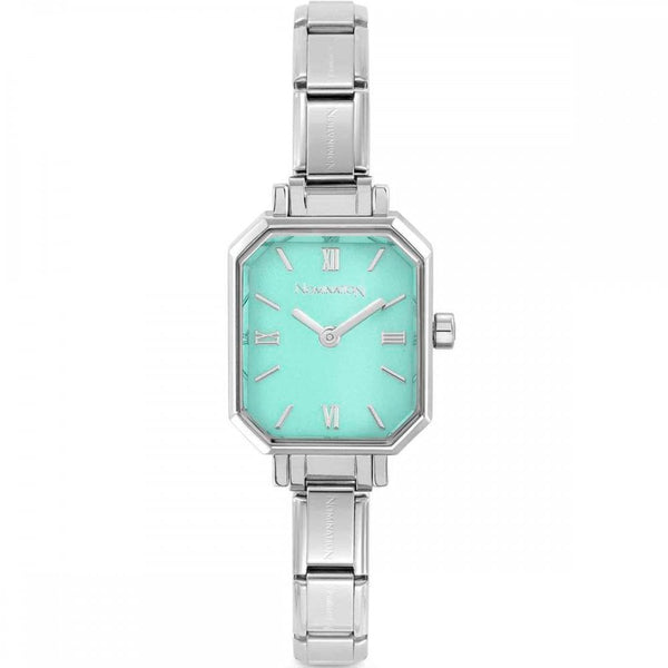 Nomination PARIS New Rectangular Turquoise Dial Watch