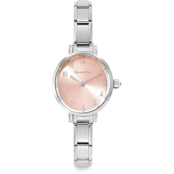 Nomination PARIS Oval Sunray Pink Dial Watch