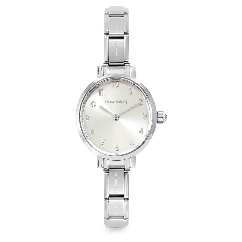 Nomination PARIS Oval Sunray Silver Dial Watch