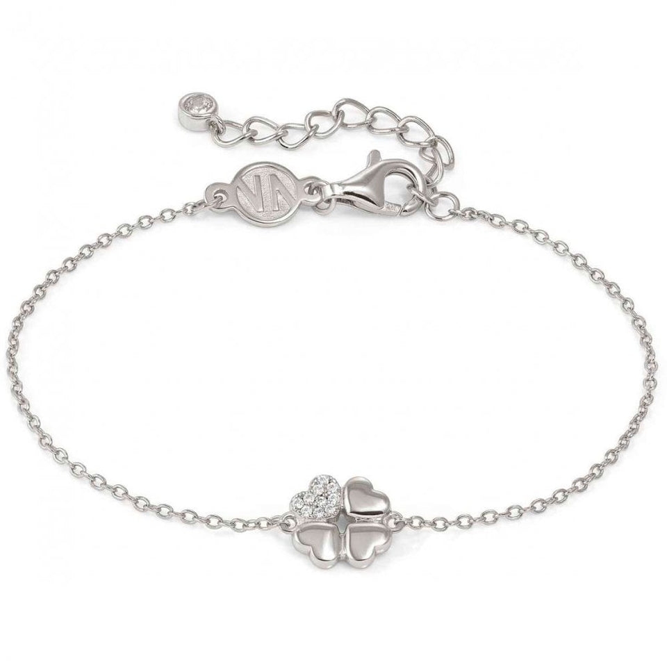 Nomination PETIT SPARKLE Silver Four-Leaf Clover Bracelet