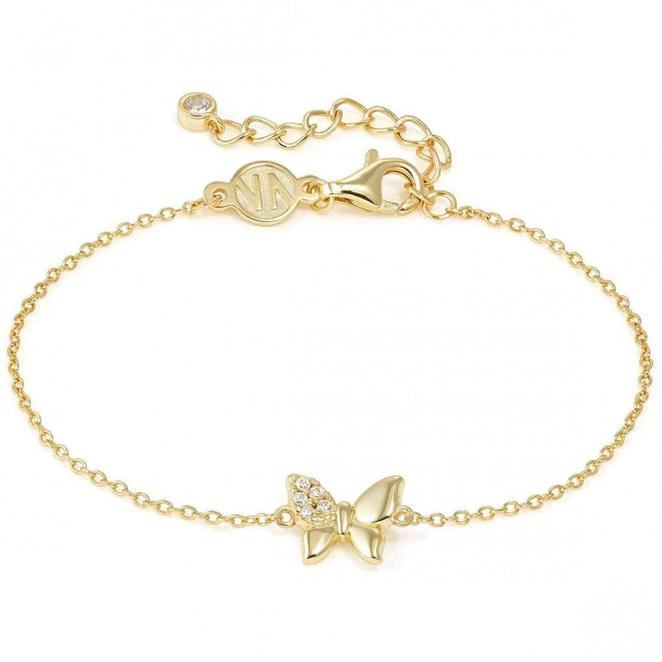 Nomination PETIT SPARKLE Silver Gold Plated Butterfly Bracelet