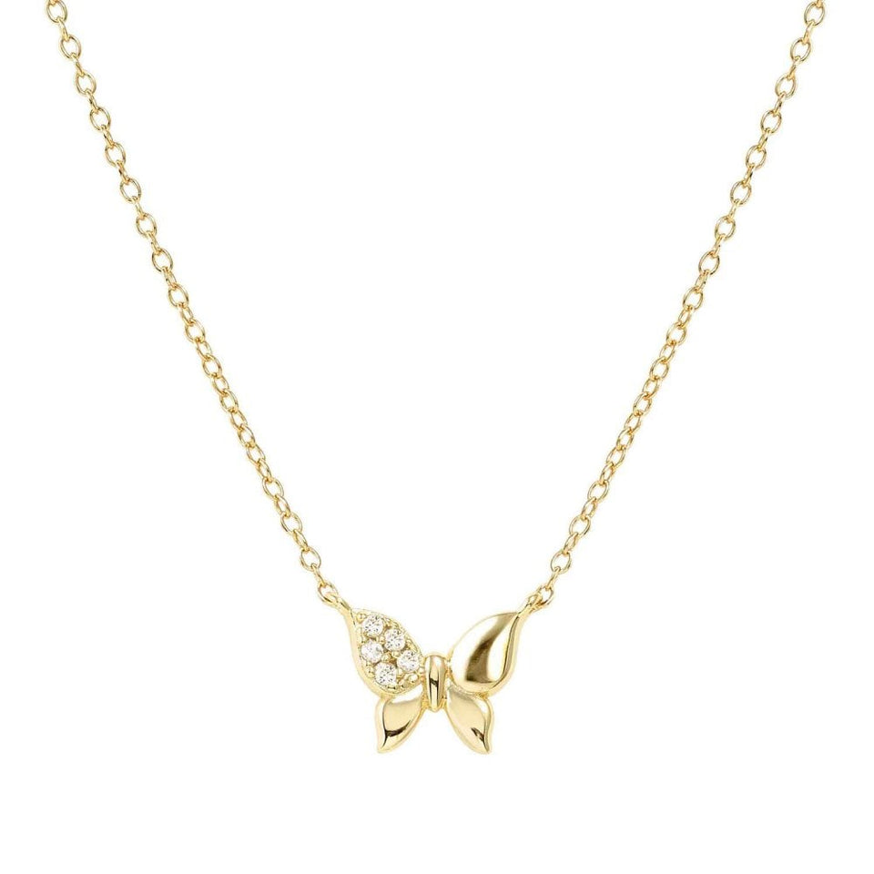 Nomination PETIT SPARKLE Silver Gold Plated Butterfly Necklace