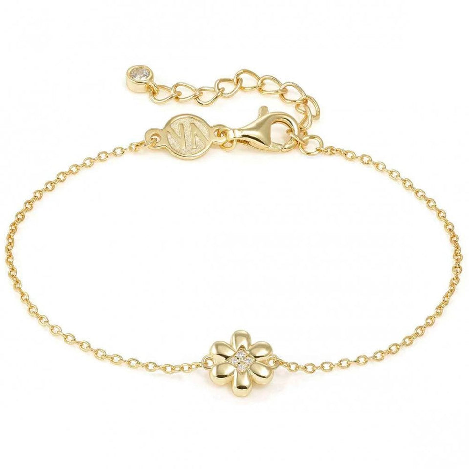 Nomination PETIT SPARKLE Silver Gold Plated Flower Bracelet