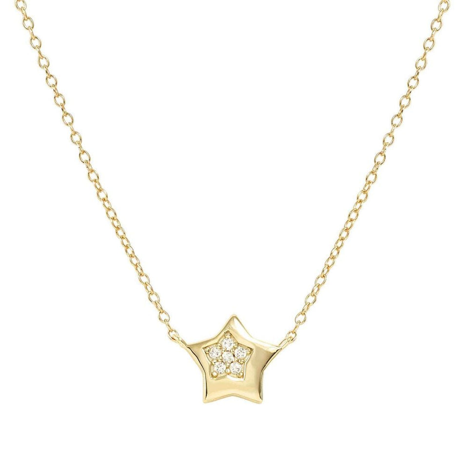 Nomination PETIT SPARKLE Silver Gold Plated Star Necklace