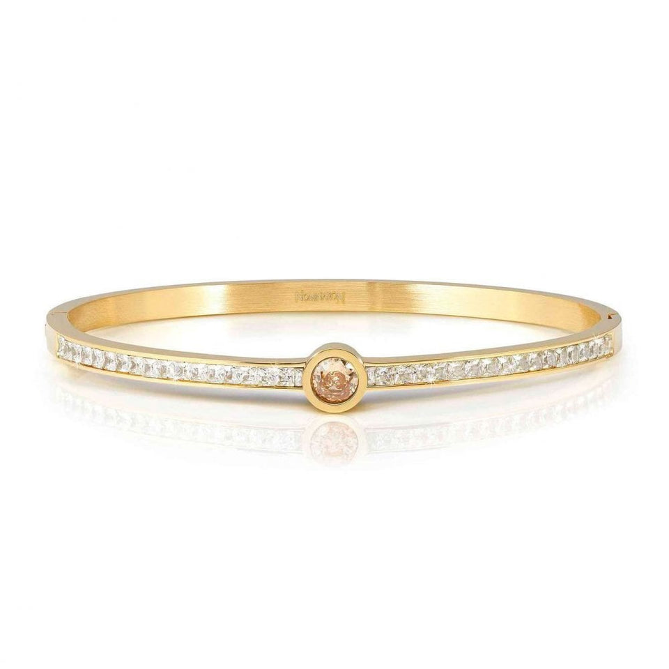Nomination PRETTY Gold Tone Champagne Central Bangle