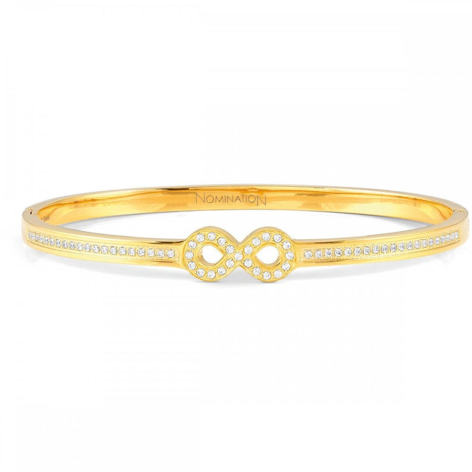Nomination PRETTY Gold Tone Infinity Bangle