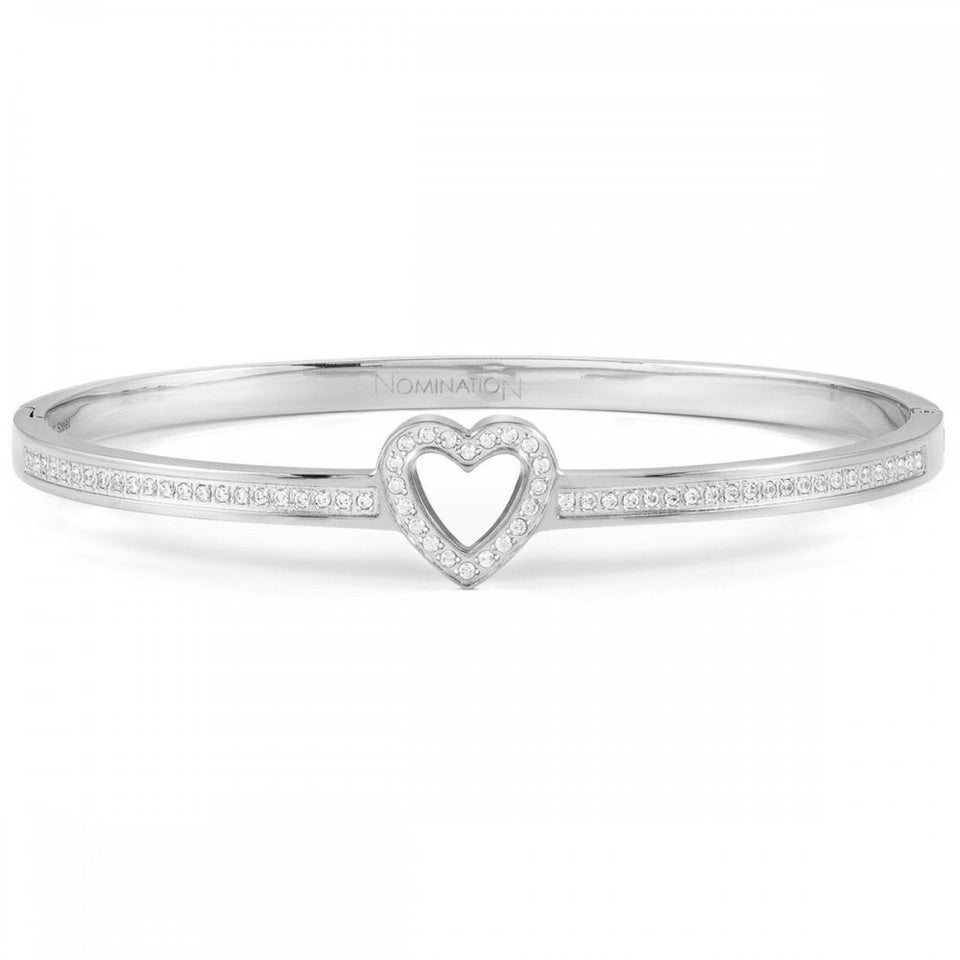 Nomination PRETTY Steel Bangle with Open Heart