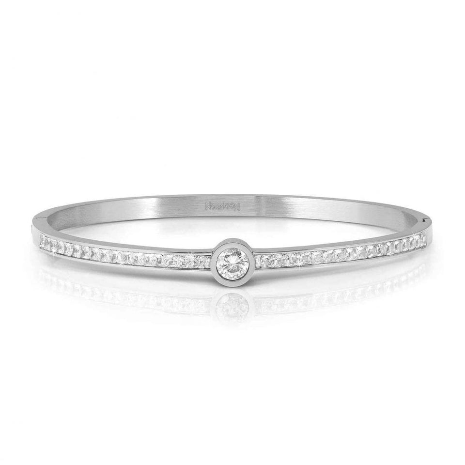 Nomination PRETTY Steel Central Stone Set Bangle