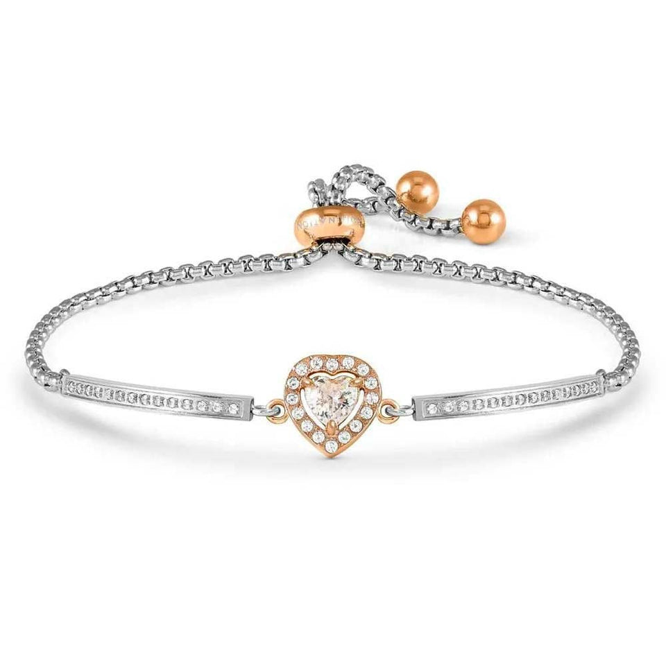 Nomination ROYAL DREAM Steel & Rose Heart Bracelet