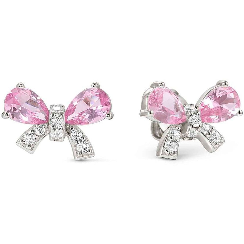 Nomination SHINE ME UP Pink Stone Set Bow Earrings