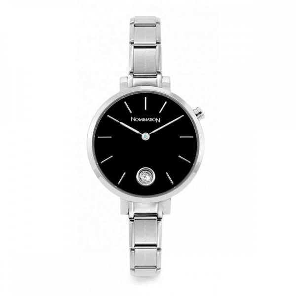 Nomination TIME Collection Round Black Dial Ladies Watch