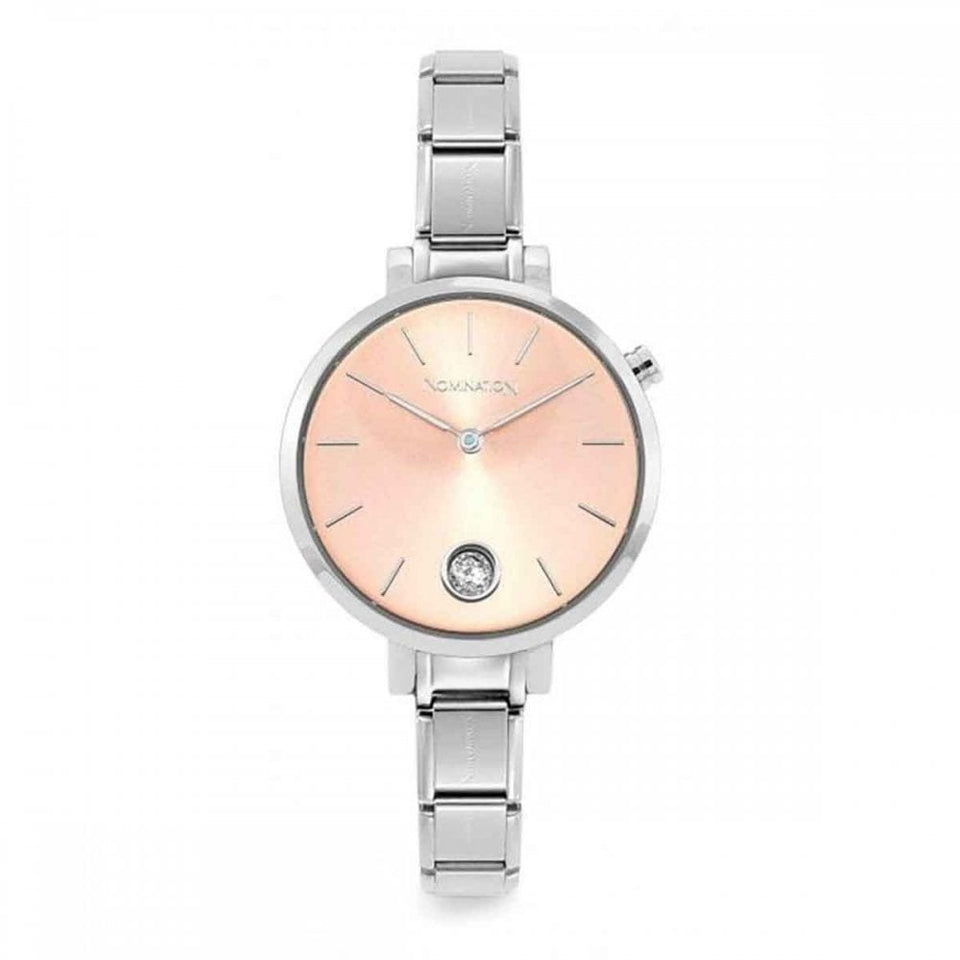 Nomination TIME  Collection Round Pink Dial Ladies Watch