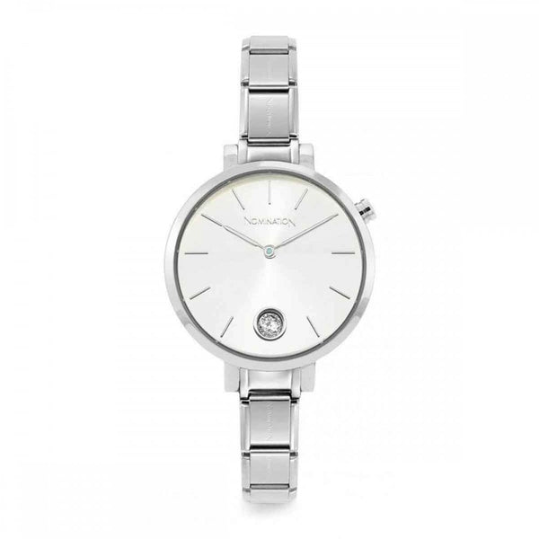 Nomination TIME  Collection Round Silver Dial Ladies Watch