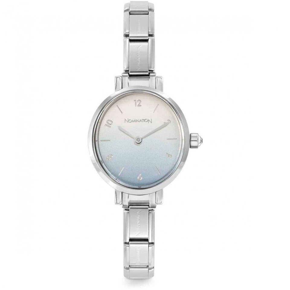 Nomination TIME OVAL Sunray Fade Pastel Blue Dial Watch