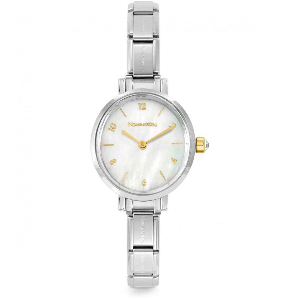 Nomination TIME OVAL White Mother of Pearl Dial Watch