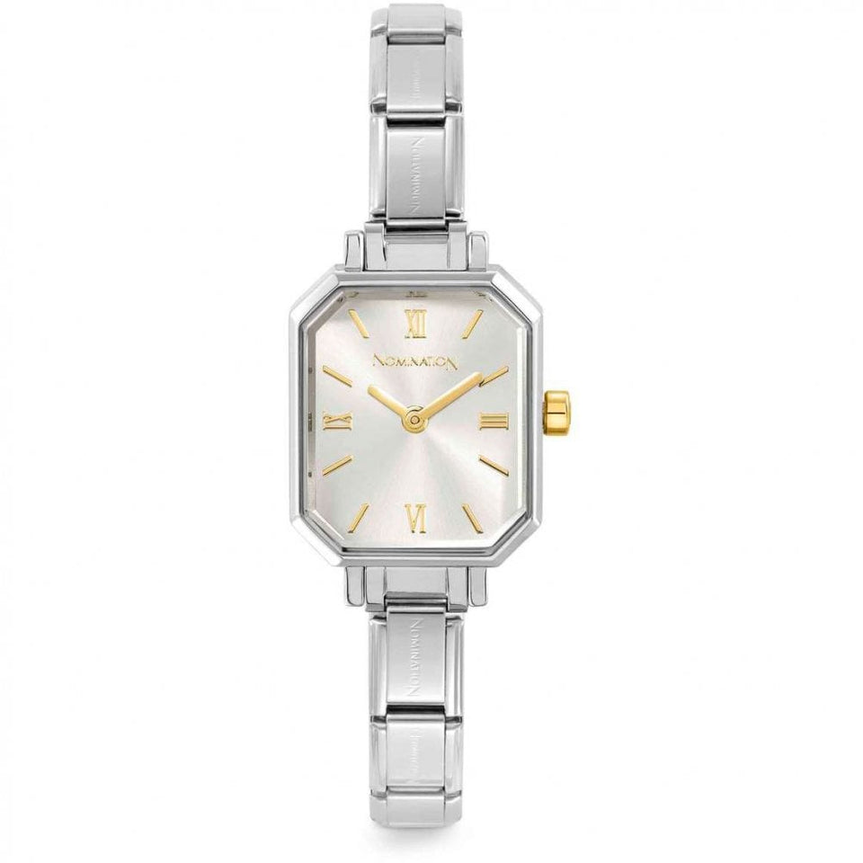 Nomination TIME PARIS Gold Detail Steel Watch