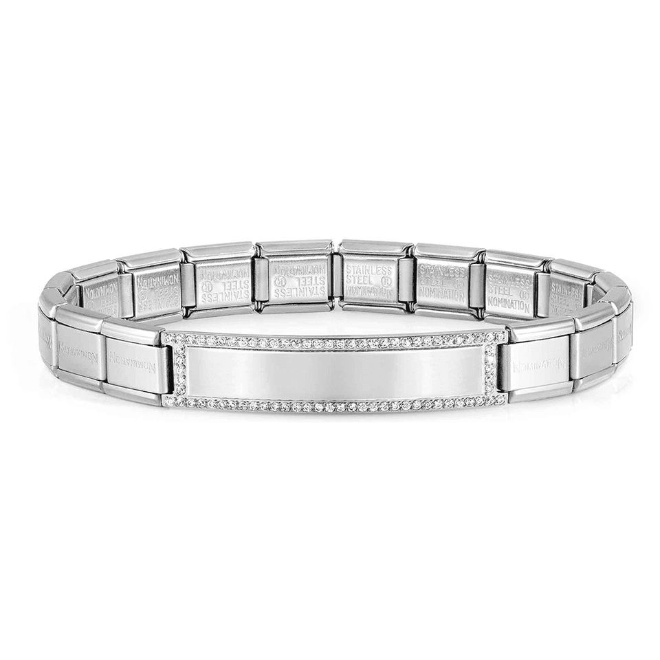 Nomination TRENDSETTER Stainless Steel Smooth Plate Bracelet