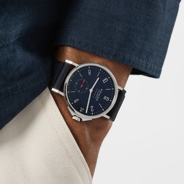 NOMOS Glashütte Ahoi Neomatik 38 Atlantic Automatic Watch | Exhibition Caseback