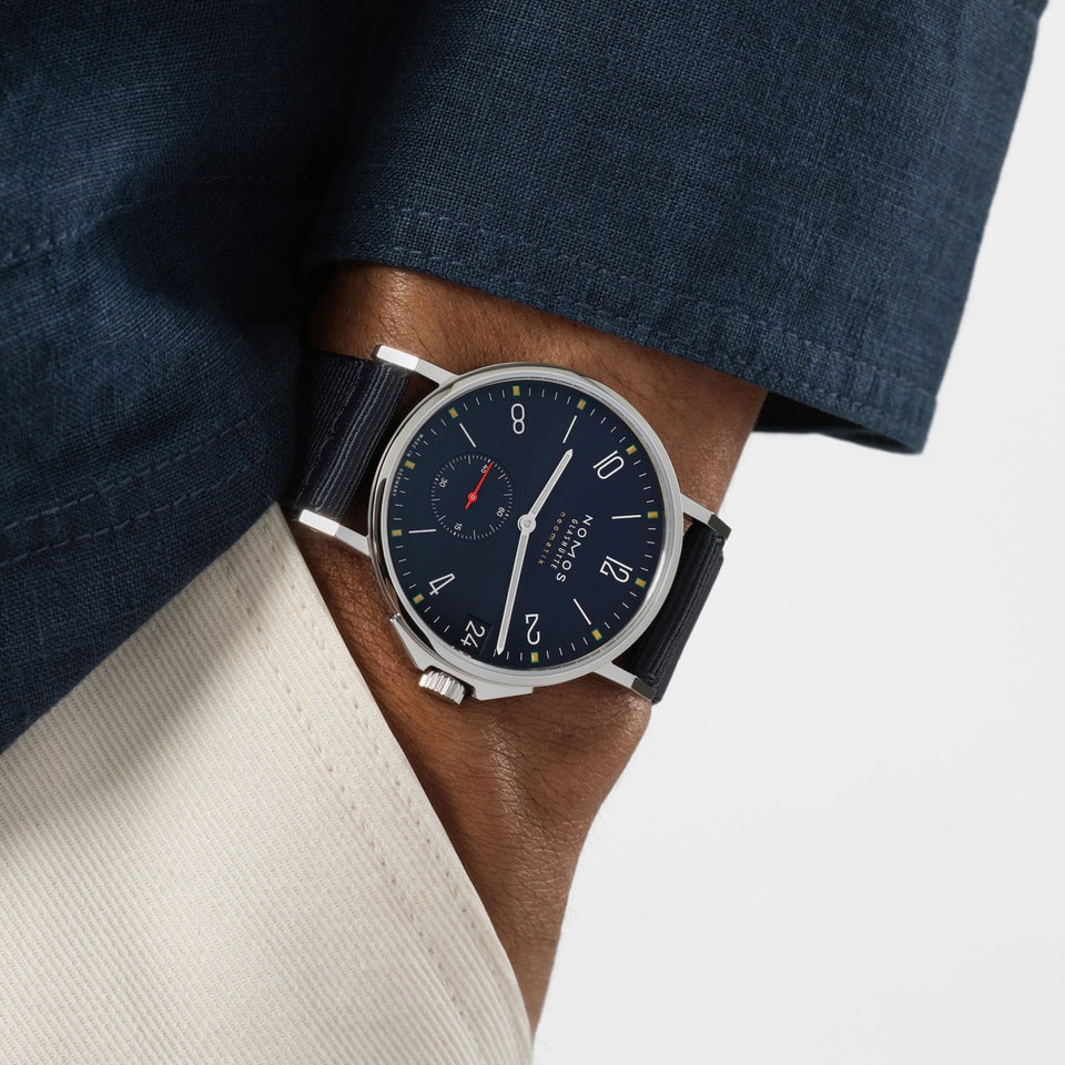 NOMOS Glashütte Ahoi Neomatik 38 Atlantic Automatic Watch | Exhibition Caseback