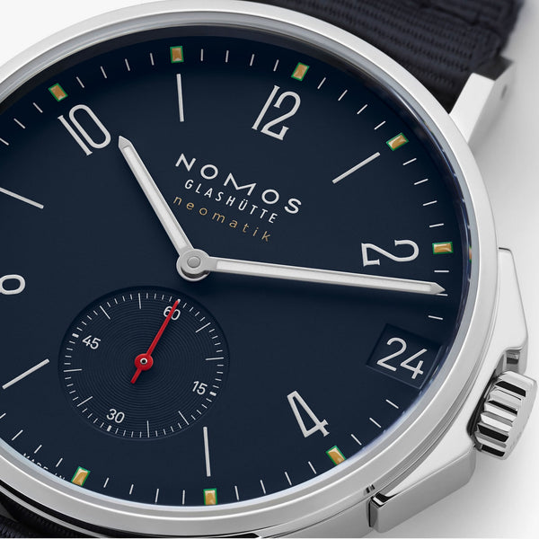 NOMOS Glashütte Ahoi Neomatik 38 Atlantic Automatic Watch | Exhibition Caseback