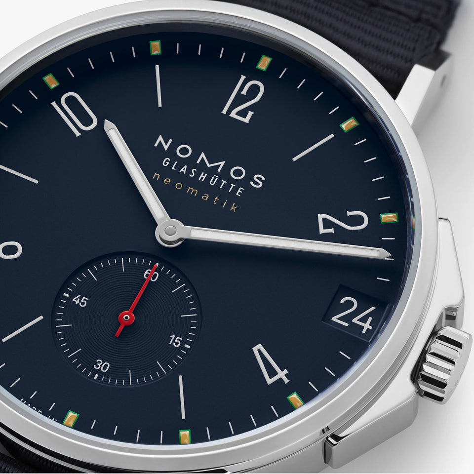 NOMOS Glashütte Ahoi Neomatik 38 Atlantic Automatic Watch | Exhibition Caseback