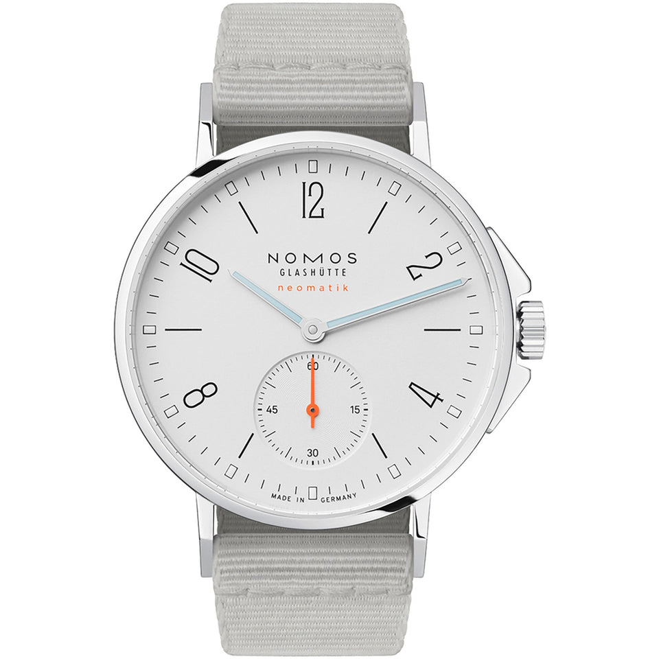 NOMOS Glashütte Ahoi Neomatik White Dial 36mm Automatic Watch | Exhibition Caseback
